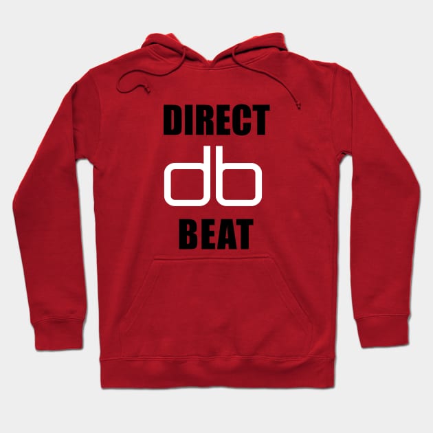 Direct Beat Old School T-shirt Logo Hoodie by Puzzlebox Records